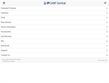 Tablet Screenshot of ipcam-central.com